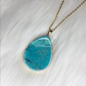 Tear drop necklace